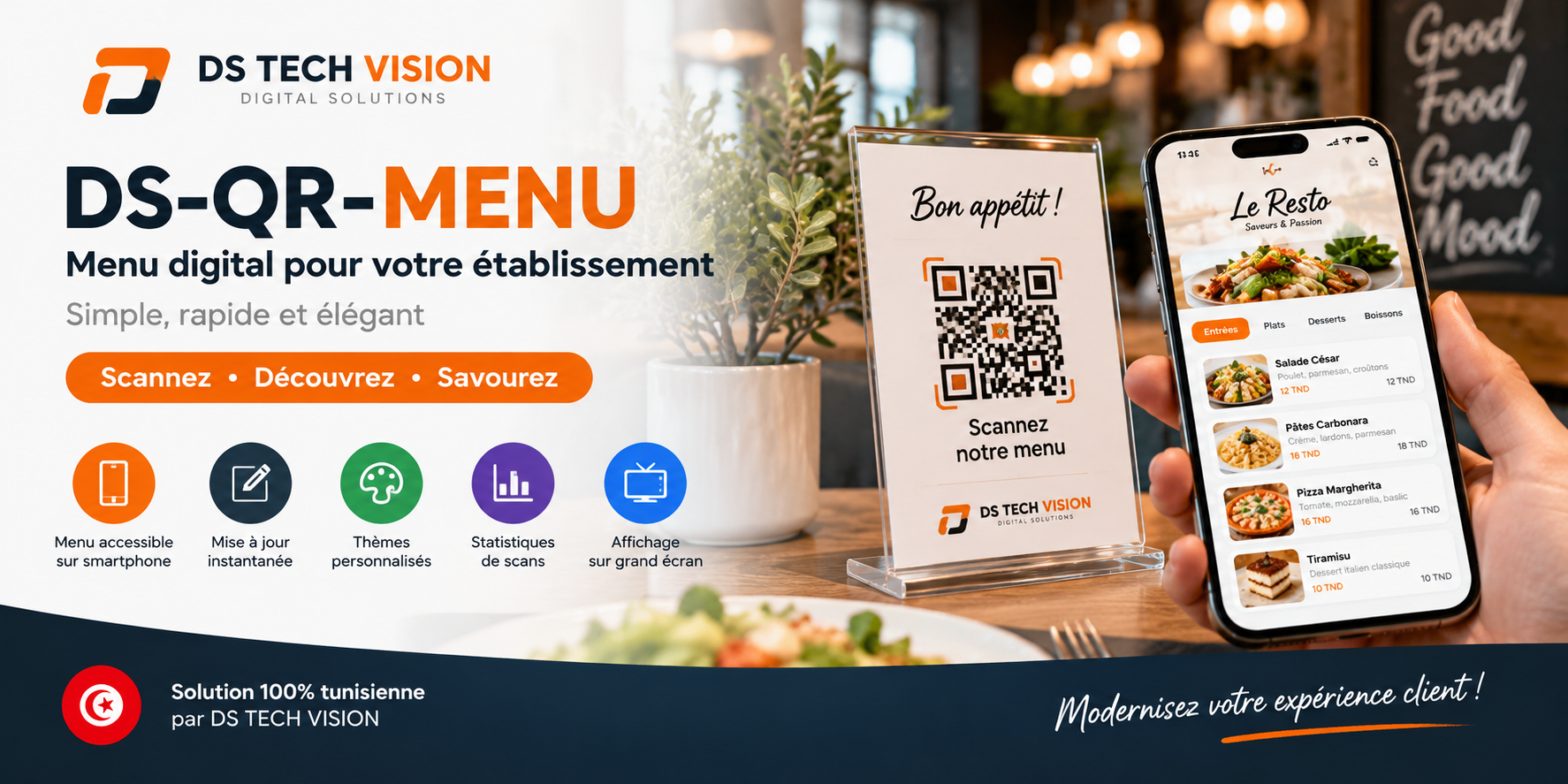 DS-QR-MENU – Menu Digital & QR Code