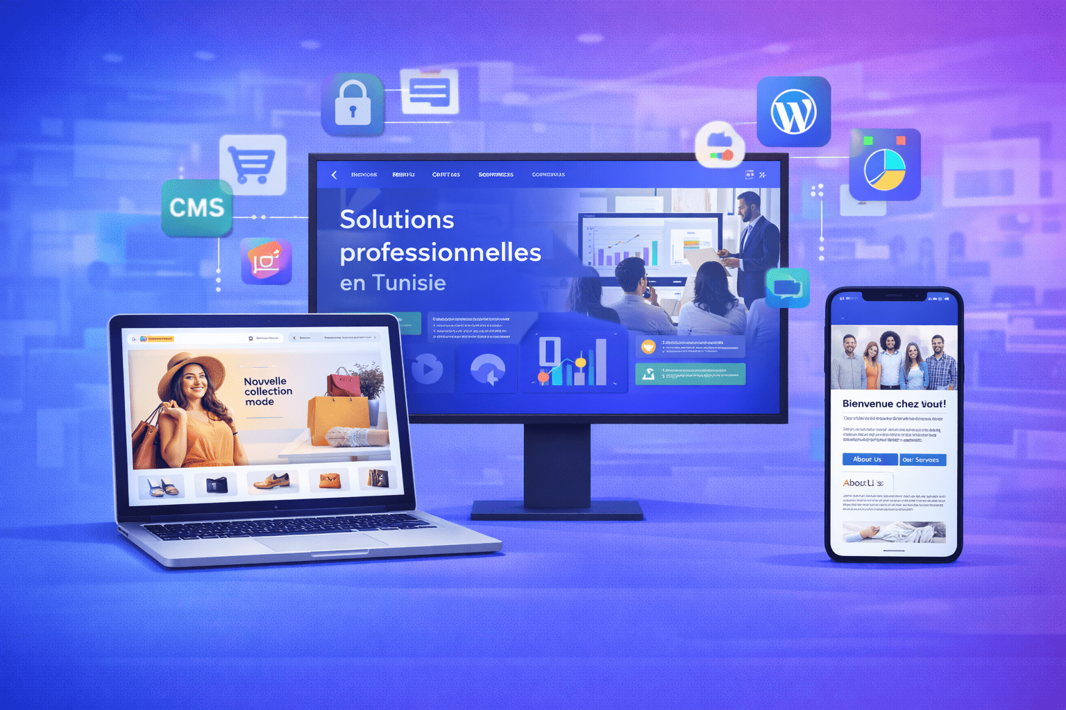 Création de Sites Web – Statique, Dynamique & E-commerce DSTV