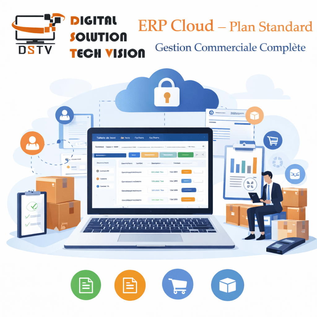 ERP Cloud – Plan Standard (Gestion Commerciale Complète)
